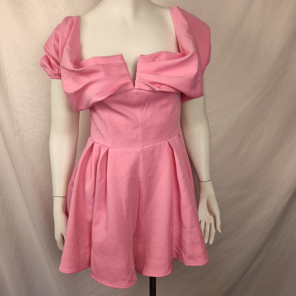 Barbie pink small coquette romper party Pretty Woman Ariana romantic school love